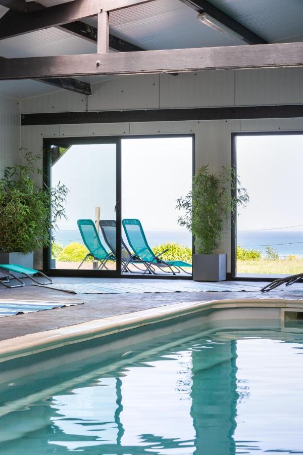 La Metairie-Du-Vauhariot - Vue Mer Et Mont Saint Michel - Piscine Chauffee - Acces Gr34 Cancale Zewnętrze zdjęcie