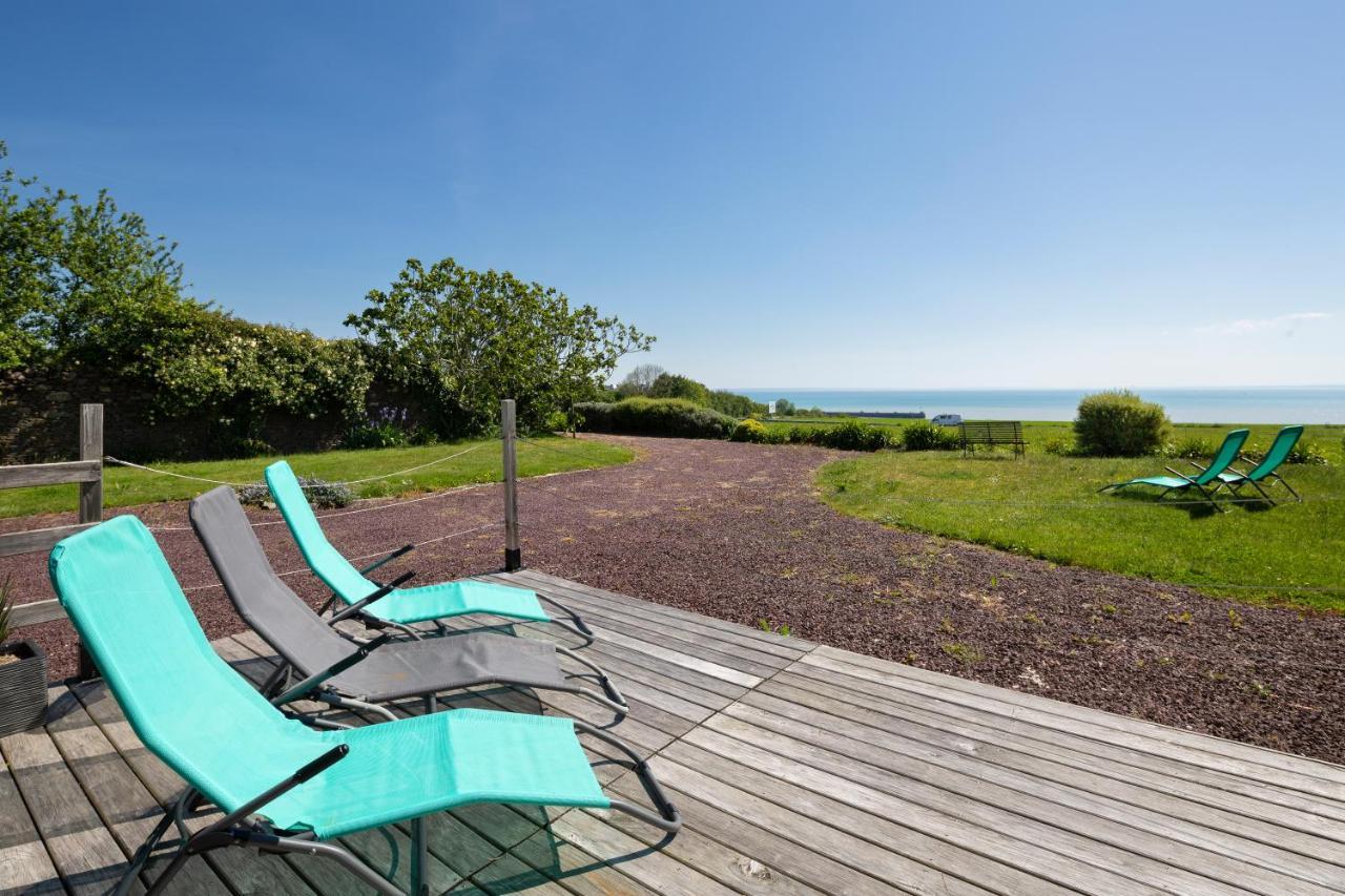 La Metairie-Du-Vauhariot - Vue Mer Et Mont Saint Michel - Piscine Chauffee - Acces Gr34 Cancale Zewnętrze zdjęcie